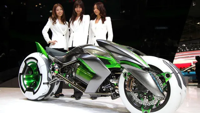 [Clip] Kawasaki Concept J: xe máy biến hình